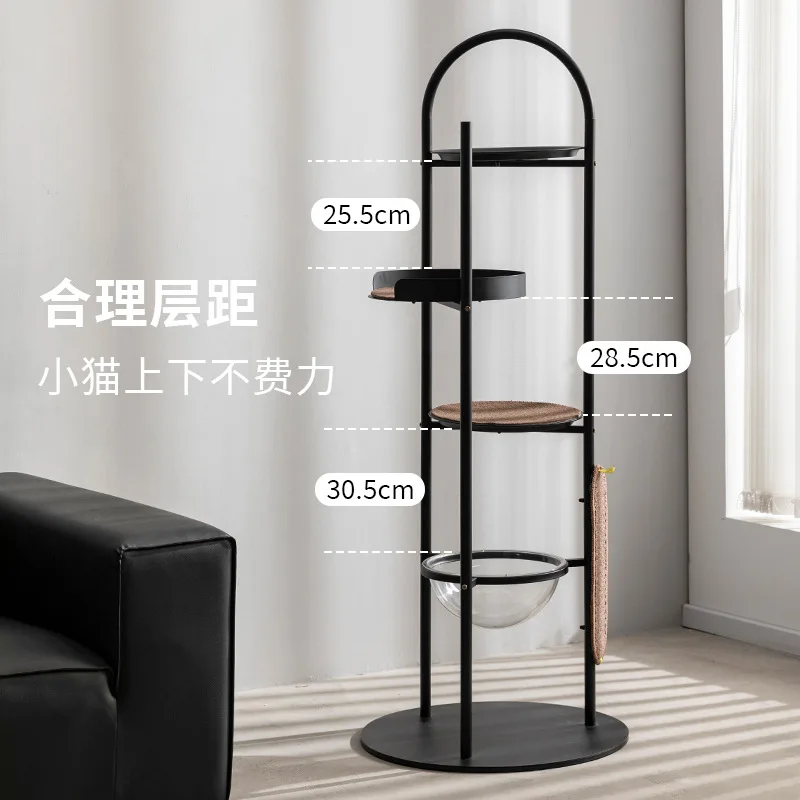 Cat climbing frame Cat tree scratching board Integrated large house Claw grinding climbing frame Does not occupy sp