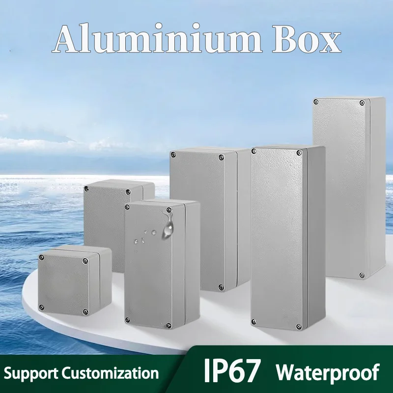Hot Sales Explosion-proof Waterproof Cast Aluminum Enclosure IP67 Project Instrument Boxes Outdoor Terminal Junction Case Sealed
