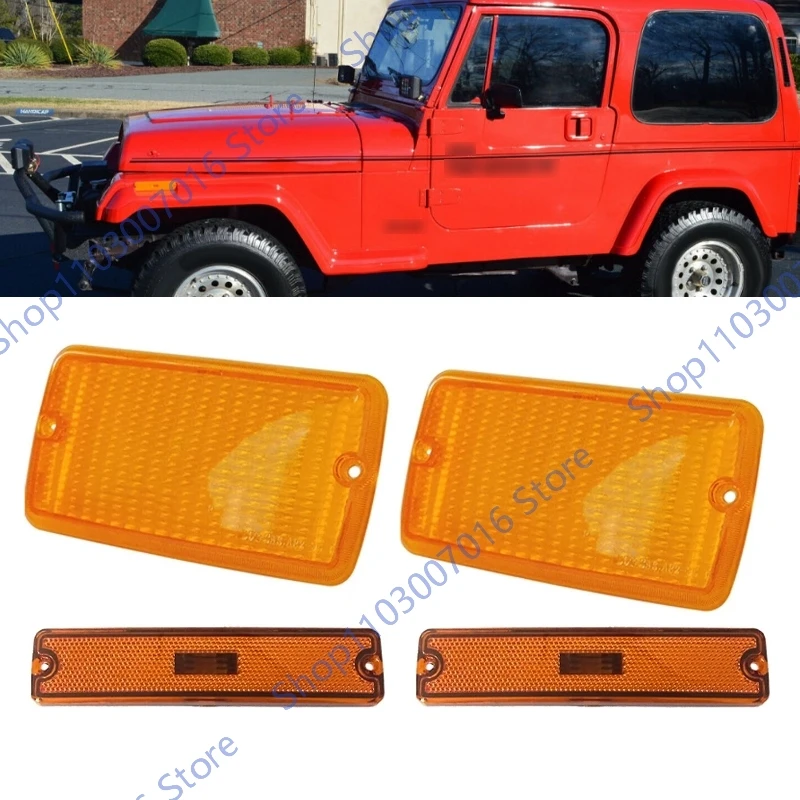 wide light For Jeep Wrangler YJ 1987-1995 55055020AD 55055020AE Car Side Marker Turn Lamp Signal Light Accessories