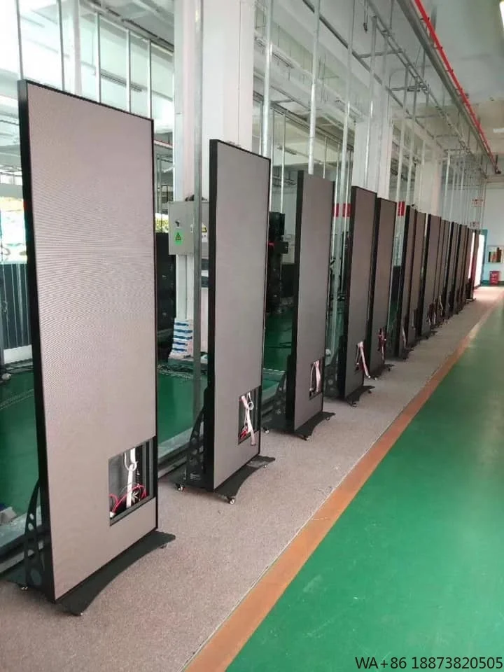 Affiche polychrome d'intérieur LED Vcore HD, affichage P1.86 P2 P2.5 P3, écran numérique sur pied