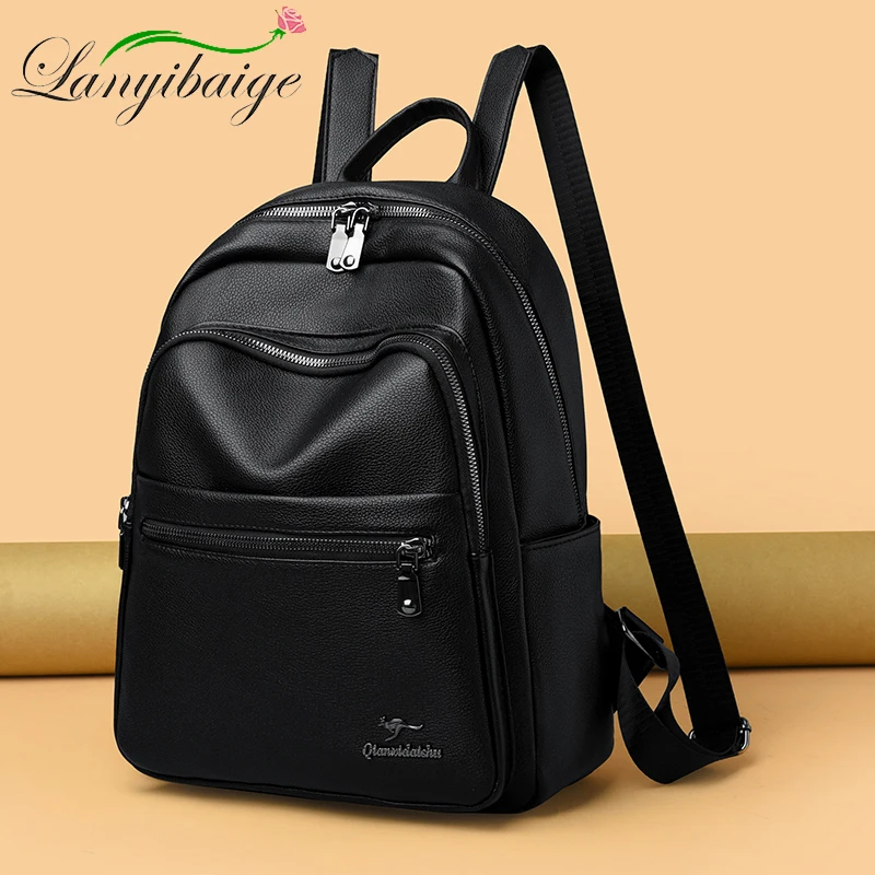 fashion-vintage-pu-leather-women’s-shopping-backpack-leisure-time-large-capacity-student-schoolbags-womentravel-zipper-rucksack