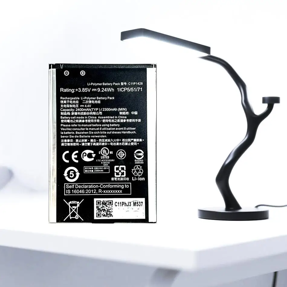 

Mobile Phone Battery C11P1428 For Asus Zenfone 2 Laser ZE500KL ZE500KG 2400Mah Reliable Power Supply