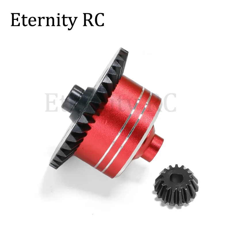 Boîtier différentiel en métal et Kit de mise à niveau d'engrenage droit d'engrenage principal en acier pour Tamiya TT02 TT02B XV02 1/10 échelle RC voiture améliorée