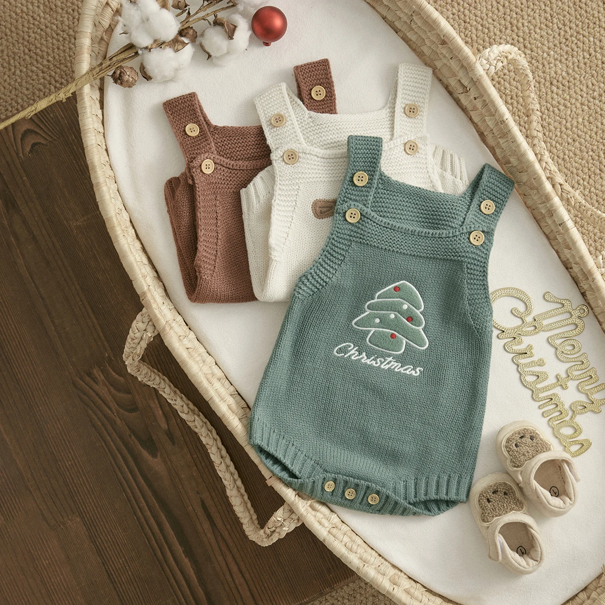 Christmas Baby Boy Romper 2