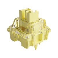 Akko V3 pro Cream Yellow Switch 5 Pin 50gf Linear Switch with Dustproof Stem Compatible with MX Mechanical Keyboard (45 pcs)