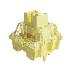 Akko V3 pro Cream Yellow Switch 5 Pin 50gf Linear Switch with Dustproof Stem Compatible with MX Mechanical Keyboard (45 pcs)