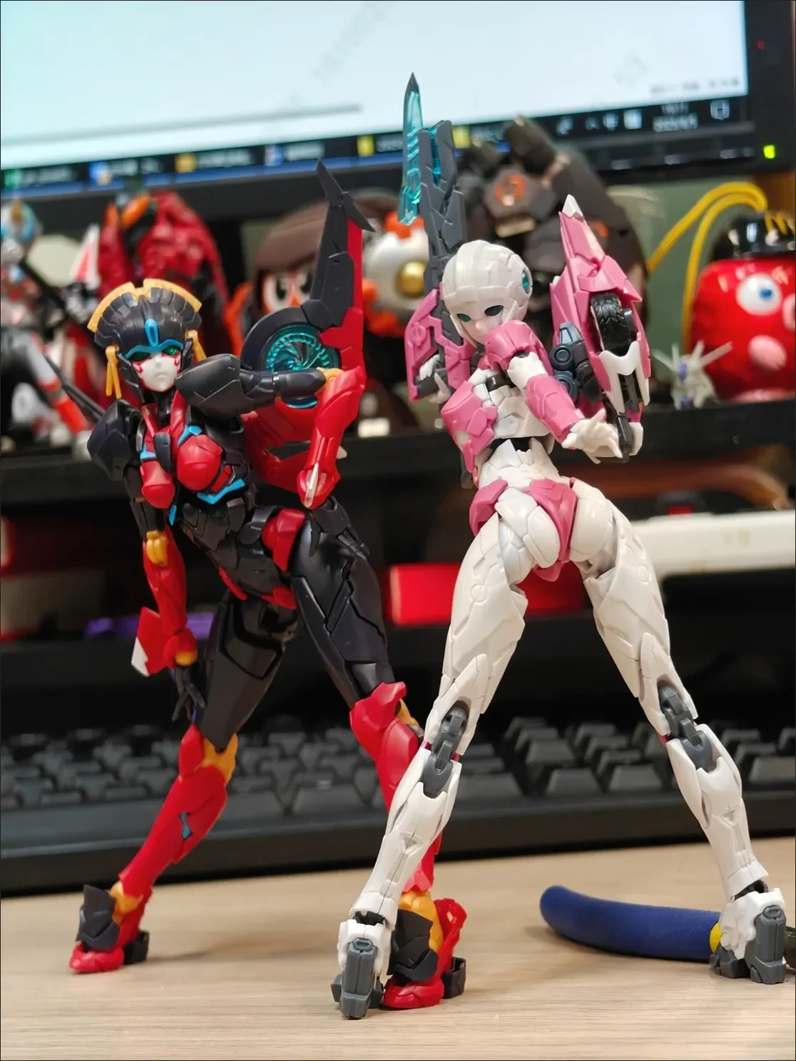 Flametoys Furai modelo Windblade Mecha Girl figura de acción MD004 Kit de montaje decoración de habitación regalo de cumpleaños juguete para coleccionistas