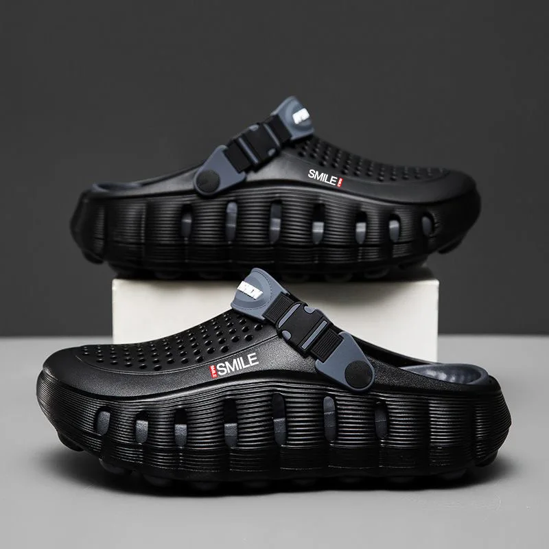 2026 Summer New Cave Shoes Outdoor Non slip Cool Slippers One Step Trendy Thick Bottom Odor proof Beach Shoes - view 3