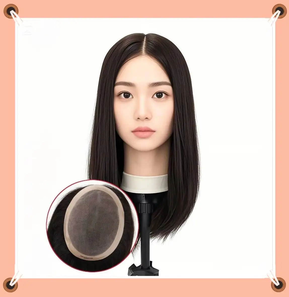 

Система для восстановления волос TUW06 для женщин: суперпышные бразильские волосы, прикрепляемые к коже головы (на клейкой основе или с использованием лент), накладки для волос, пряди для волос, топперы для волос.