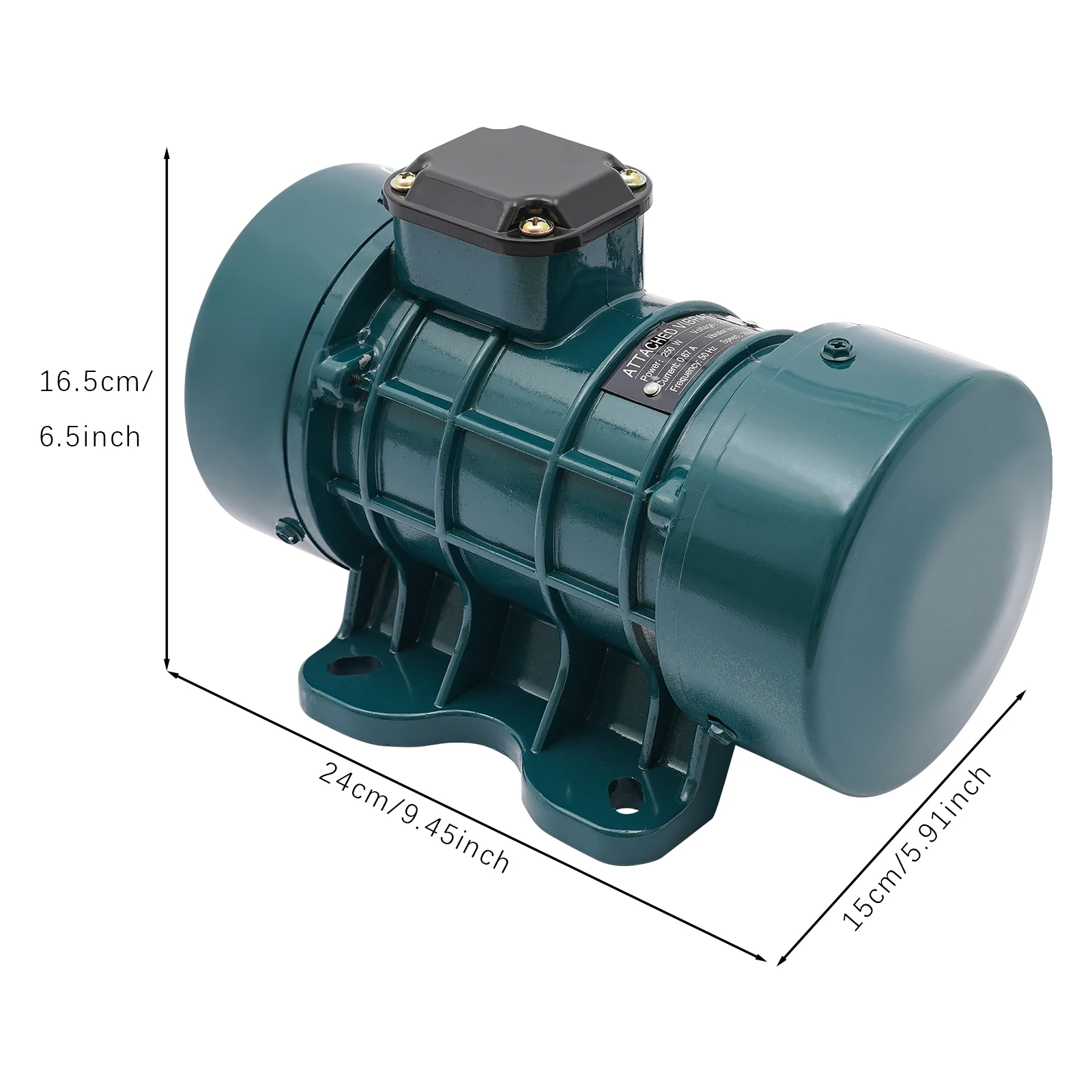 محرك اهتزاز الخرسانة الكهربائي 2840 دورة في الدقيقة 250 وات |   محرك اهتزاز اهتزاز 220 فولت