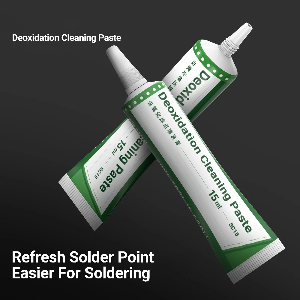 SC15 Deoxidation Solder Joint Cleaning Paste For Mobile Phone Motherboard PCB BGA CPU Cleaning Without Residue