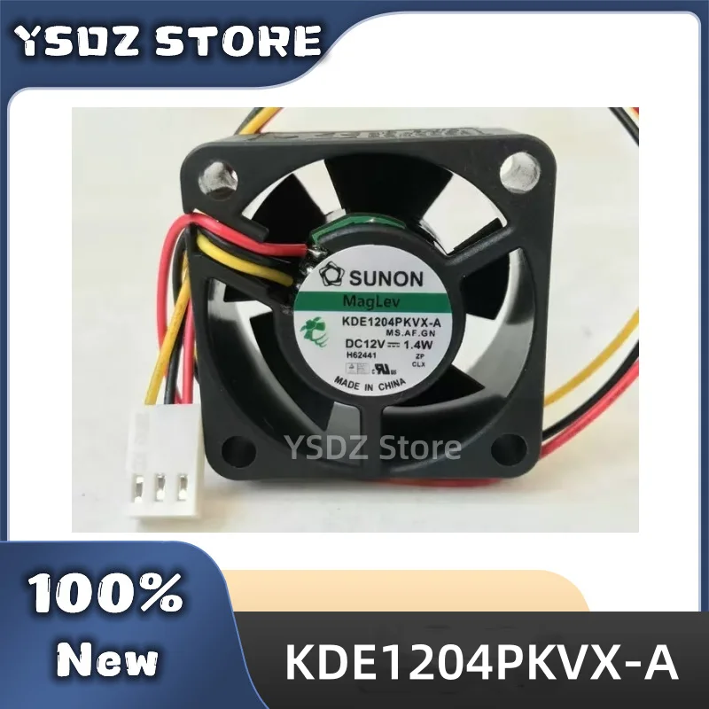 KDE1204PKVX-A 2/3-wire DC12V 3.8W 40*40*20MM For SUNON New Original Cooling fan Fast Shipping