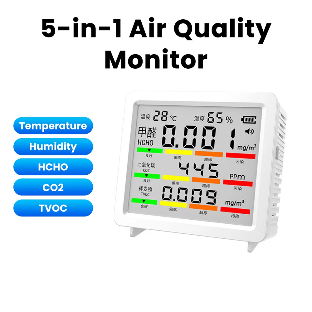 5 In 1 Air Quality …