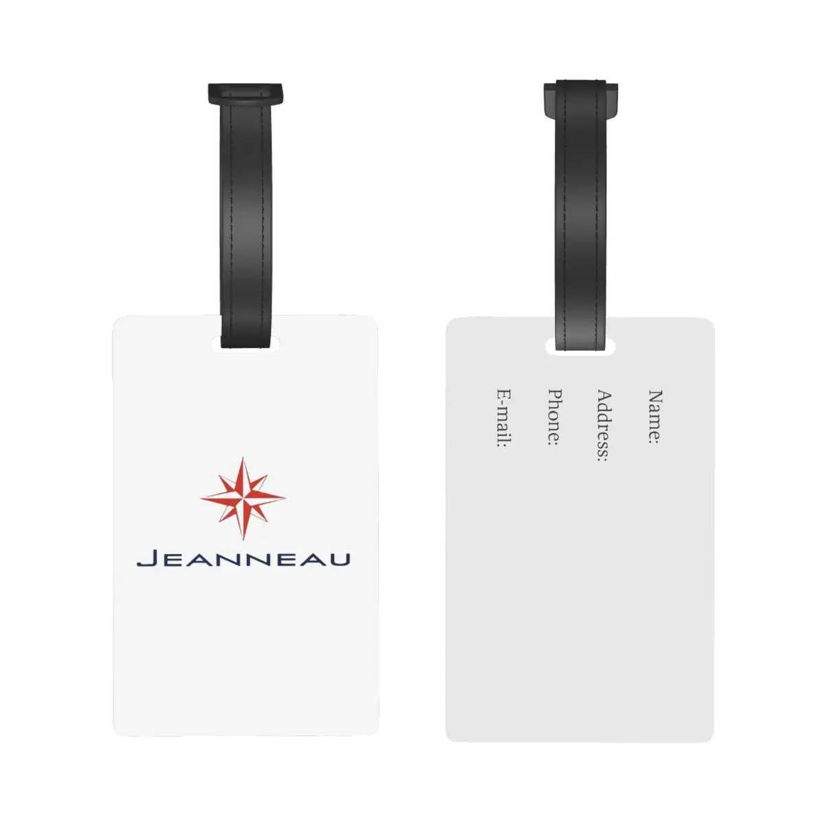 Jeanneau Yachts Luggage Tags Suitcase Accessories Travel PVC Fashion Baggage Boarding Tag Portable Label Holder ID Name Address