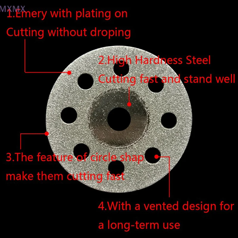 1/5Pcs 22/75mm Stone Cutting Disc HSS Mini Metal Saw Blade Diamond Ceramic Concrete Marble Cutting Blade For Angle Grinder