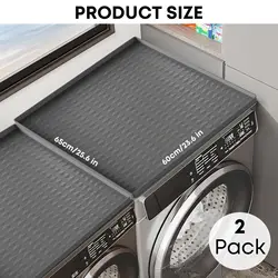 1 Pcs Dryer Cover Silicone Dryer Top Protector Anti-slip Waterproof Protective Cover for  for Washing Machin and Kitchen