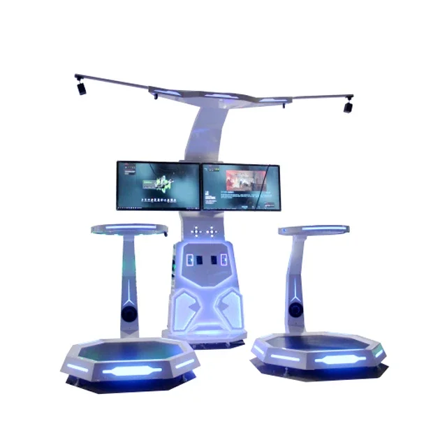 New product peculiar shooting games machine 9d VR running station simulator VR game simulator amusement park coin operated games