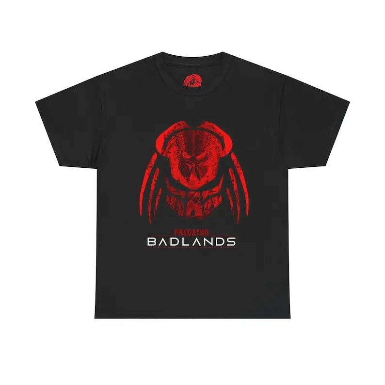 Camiseta Predator Badlands, camiseta gráfica Retro de ciencia ficción, camiseta de película de terror Unisex, película de acción de los años 80
