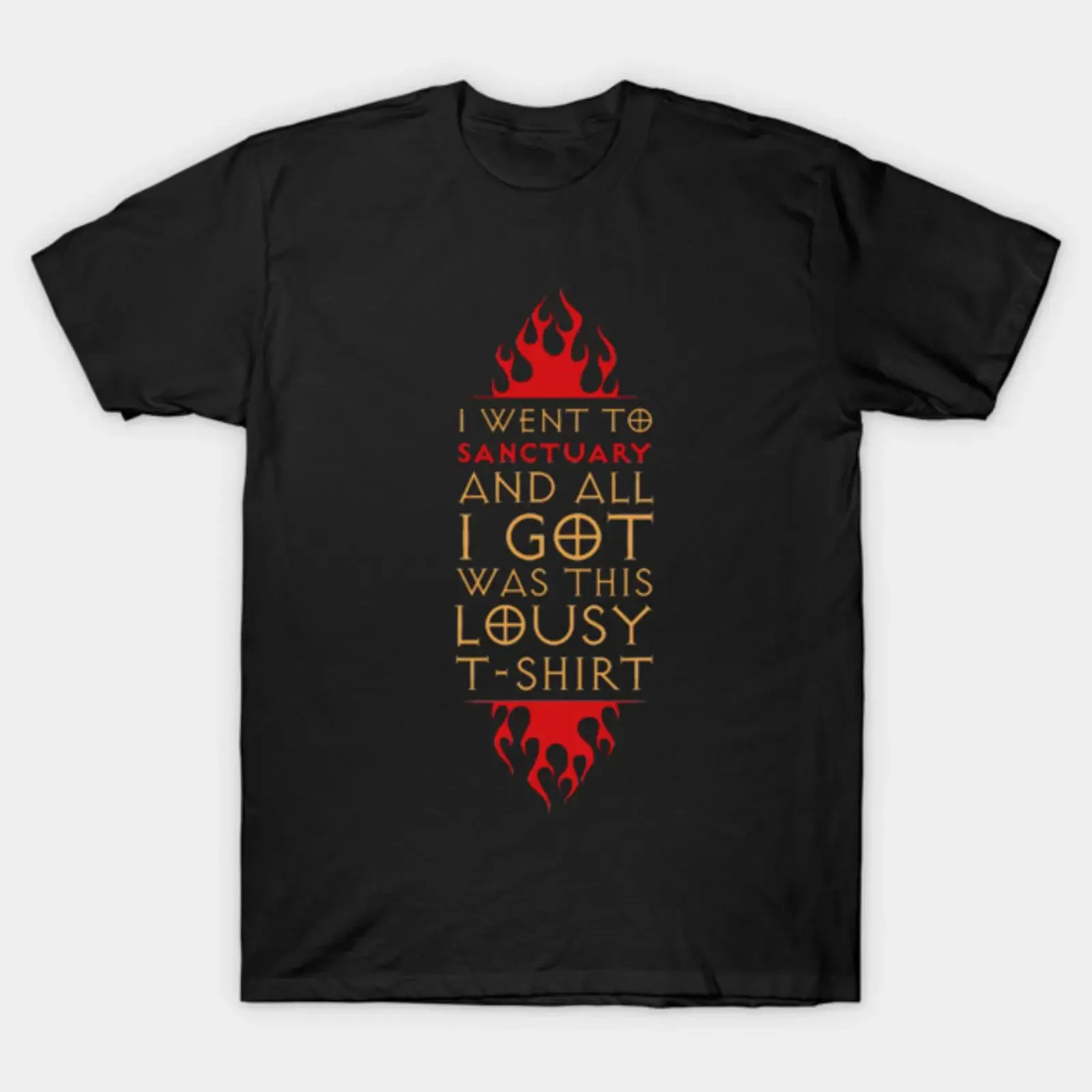 I went to Sanctuary T Shirt vintage Washed Stylish Comfortable Soft fashion Breathable homme streetwear graphic Slightly