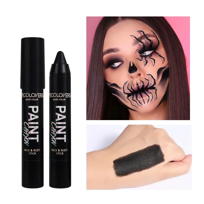 Face & Body Paint Sticks Body Paint in Blue black green Sweat-Proof & Water-Resistant Halloween & LongLasting Effect