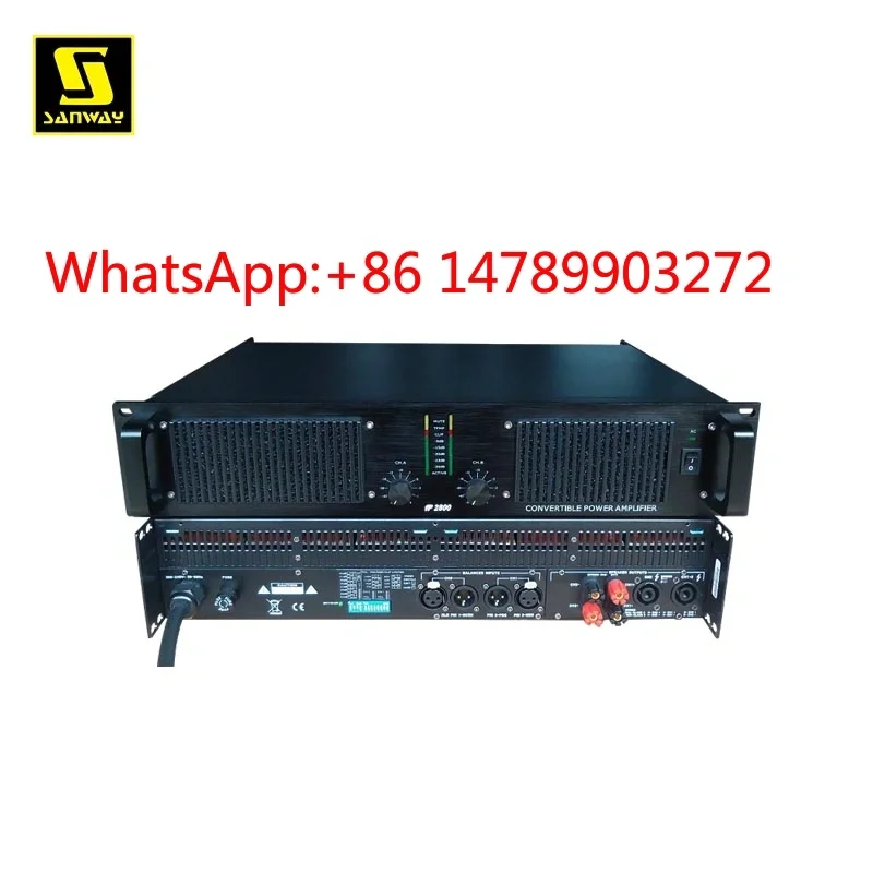 

2 Channel High Power Amplifier Concert Live Stage Professional Audio Amp