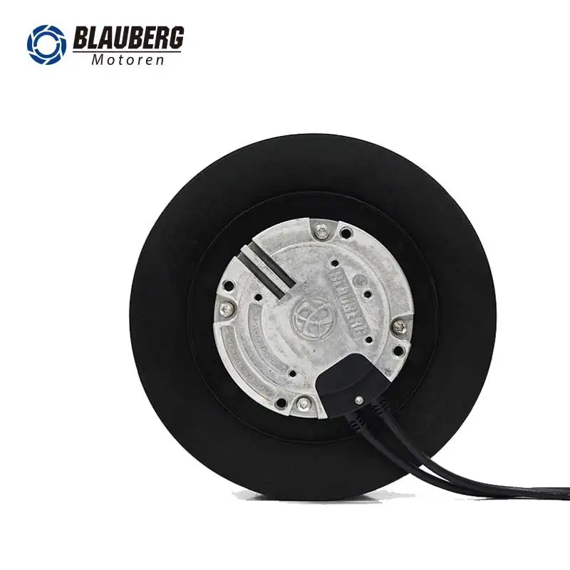133mm EC Customizable OEM Brushless AC 230V IP55 Waterproof Low Noise Backward Centrifugal Fan Plastic Duct CE