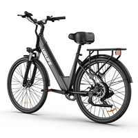 URLIFE E26 Electric Bike For Adults 250W Motor Electric Bike 48V 10.4AH 26 Inch Tires City Commuter Electric Bike