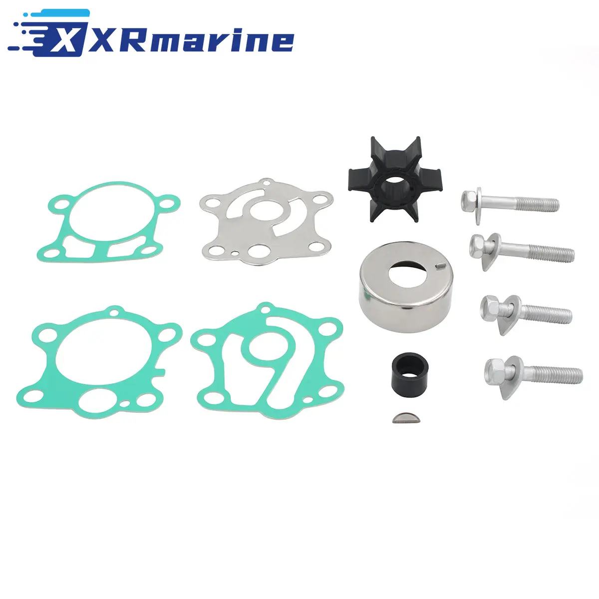 6H4-W0078 Water Pump Rebuild Impeller Kit for Yamaha 2 Stroke 40hp 50hp Outboard 6H4-W0078-A0 6H4-W0078-00 18-3429