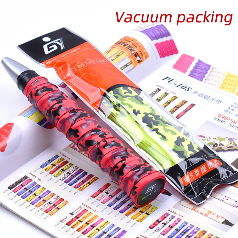 3pcs Grip Padel Antislip Overgrip Beach Tennis Breathable Grip Tennis Badminton Camouflage Color 110cm