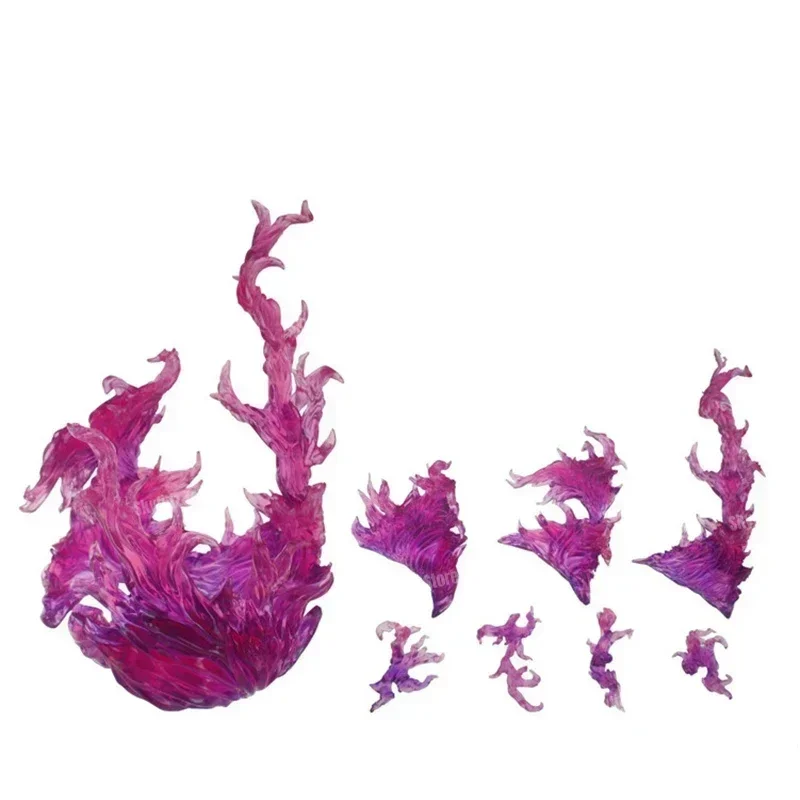 Op voorraad Wervelwind Vlam Ijs Speciale effecten Model Ornament Speelgoed Beweegbare figuur Luffy DIY Accessoires Standbasis Wind Bevroren