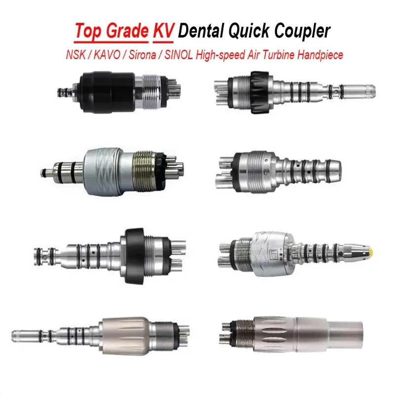 Top grade Dental Quick Coupler Connector Multiflex KV Style NSK KAVO Sirona SinOL Turbine Handpiece Conversion Coupling Adaptor