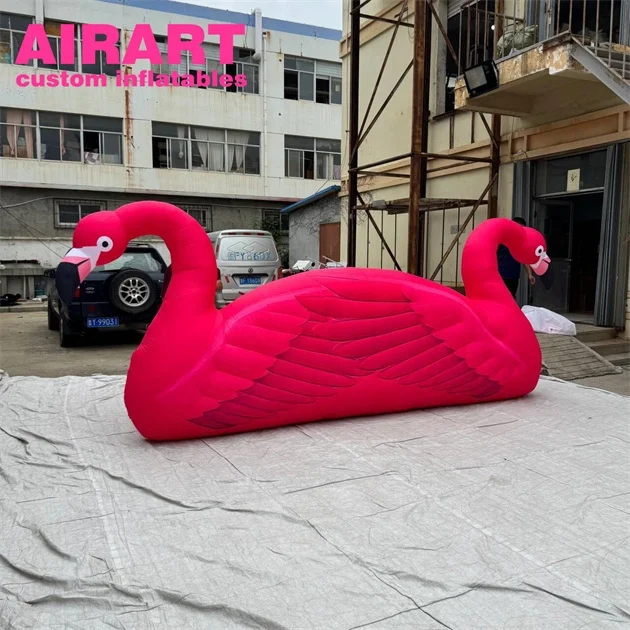 

Music DJ Stage Decoration Pink Inflatable Flamingo Bar Decoration Props
