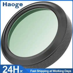 Haoge MC UV Camera Lens Protection Filter for Fujifilm X100VI Fuji X100V Camera with integrated adapter ring Black LUV-XVIB
