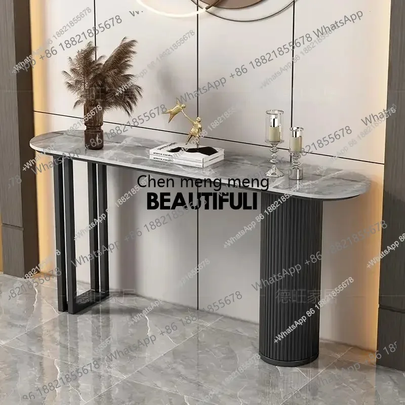 

Nordic Midcentry Console Table Modern Metal Entry Hallway Console Table Luxury Entrance Tisch Wohnzimer Living Room Furniture H