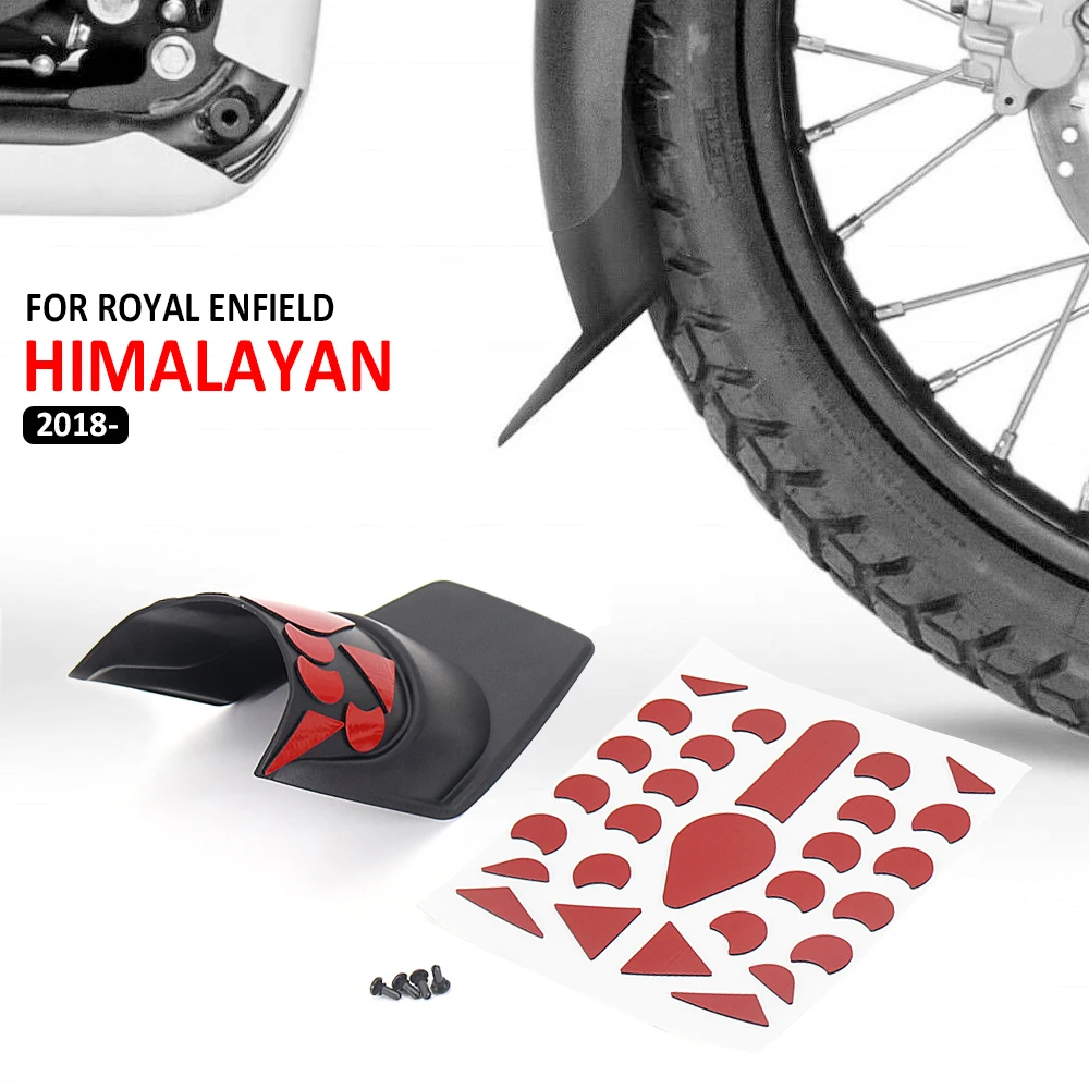 

New Black Front Fender Extender Mudguard Splash Guard Motorcycle Accessories ABS For Royal Enfield Himalayan 2018-2022 2021 2020