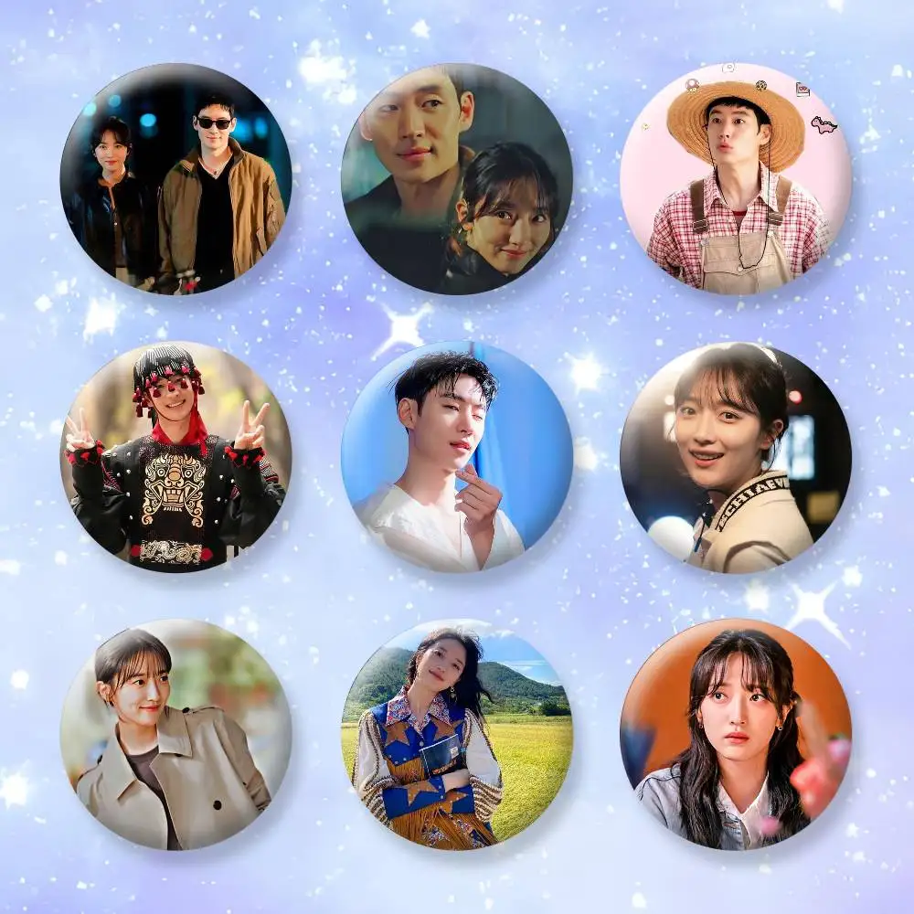 

T-Taxi driver kdrama Button Pins Backpack Clothing Decor Brooch Badge Jewelry Gifts for Kids