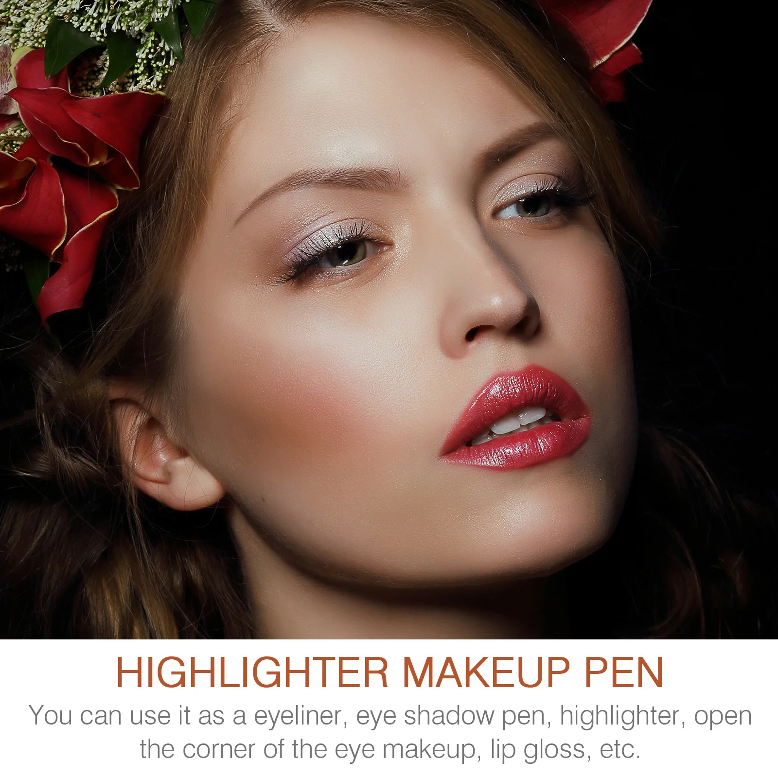 

3pcs Wearing Waterproof White Eyeliner Pencil Highlighter Makeup Tool For Eye Shadow Pen Lying Pencil