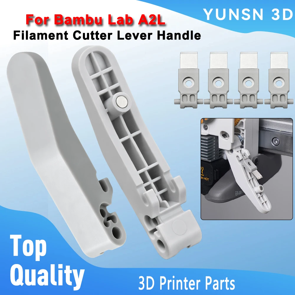 For Bambu Lab A2L Filament Cutter Lever Handle Replacement Extruder Handle Blade Kit For Bamboo A2L 3D Printer Part Accessories