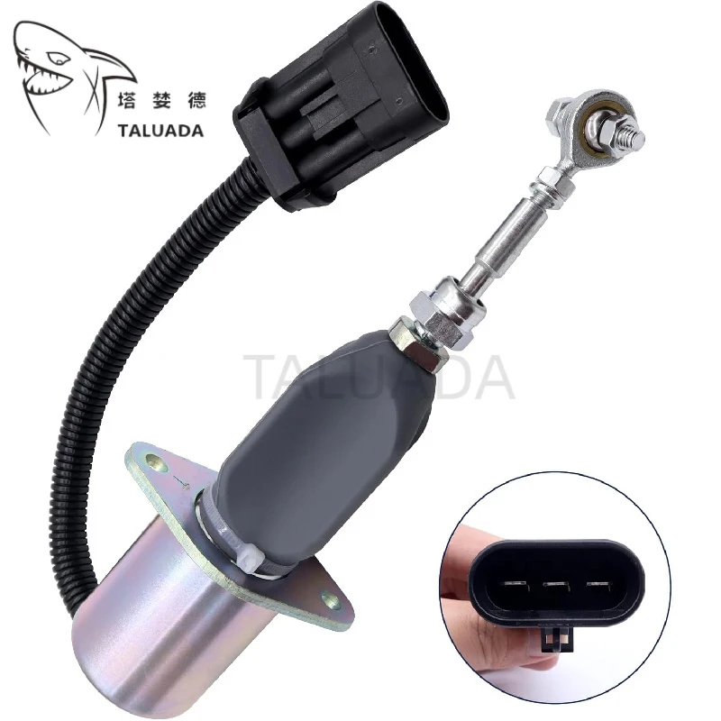 

6681512 For Bobcat 751 753 763 773 643 743 Fuel Shut Off Solenoid Valve S150 S160 S175 S185 T190 Stop Shut Down Solenoid Kit