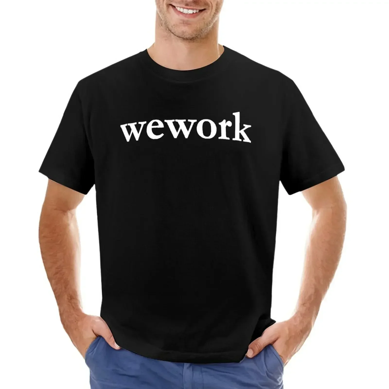 

wework adam neumann T-shirt heavyweights summer top anime clothes mens t shirts casual stylish Short Sleeve printing Casual