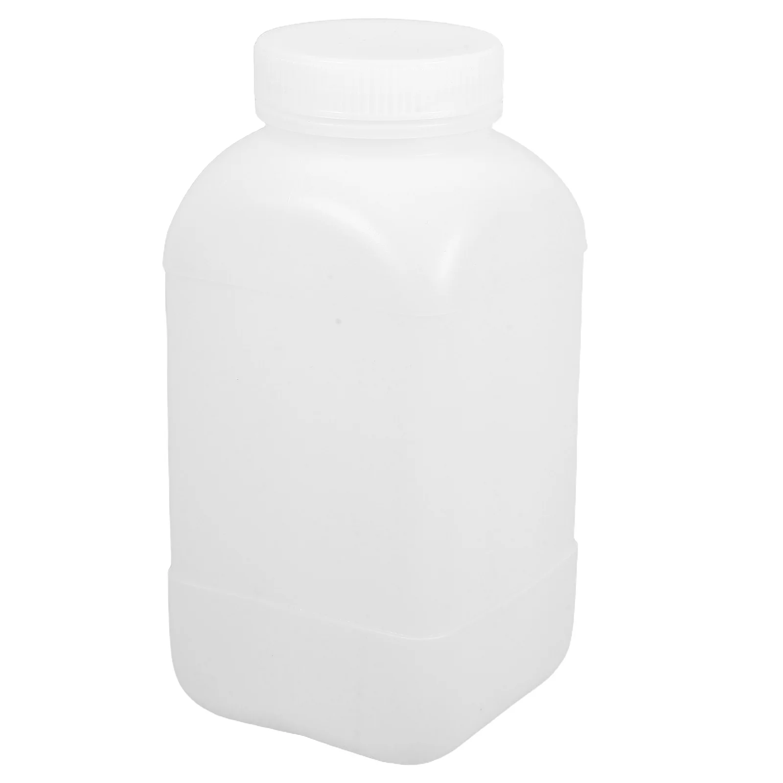 

2Pcs White Plastic Wide Mouth Reagent Bottles Laboratory Containers Leak Proof Chemical Storage Sample Bottles 1000ml