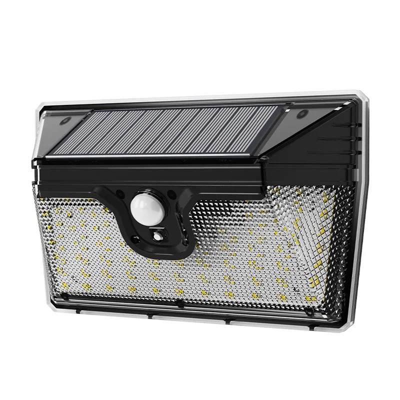 Explosive solar outdoor wall light 100led outdoor wall light lighting courtyard waterproof human body induction corridor light