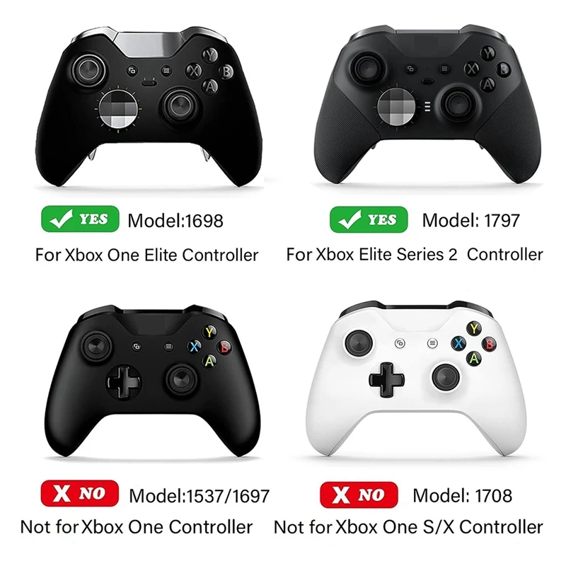 B03B-For  One Elite Series 2 2PCS D-Pad Gaming Metal Controller Parts Replacement Controller Component Set