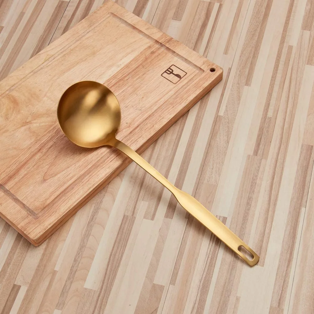 

Кухонная утварь из нержавеющей стали, набор мастерок для приготовления пищи, набор кухонных инструментов, золотой-B51B