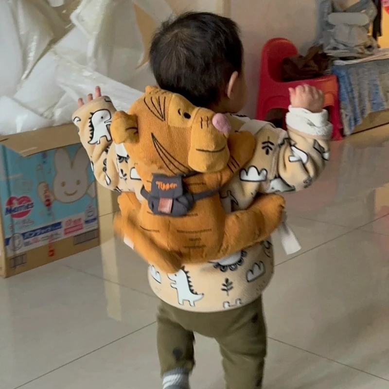 Cartoon Disney Cute Yellow Tigger Anime Figure Soft Stuffed Plush Doll Backpack Throw Pillow Toy Children Birthday Gift