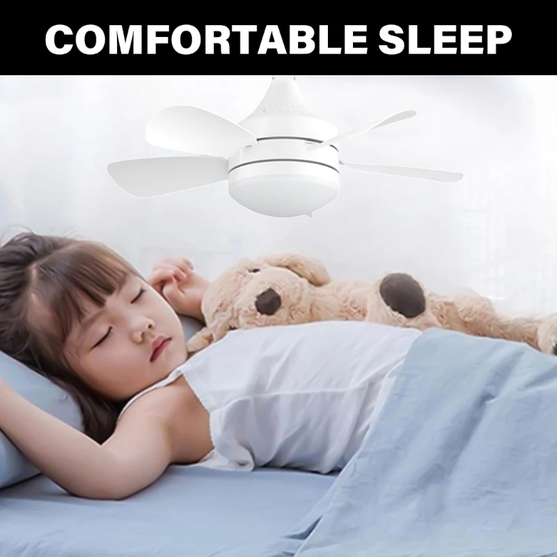 Luz LED ajustable para ventilador techo M2EE, con fuerte viento, distribución uniforme iluminación, eficiencia energética