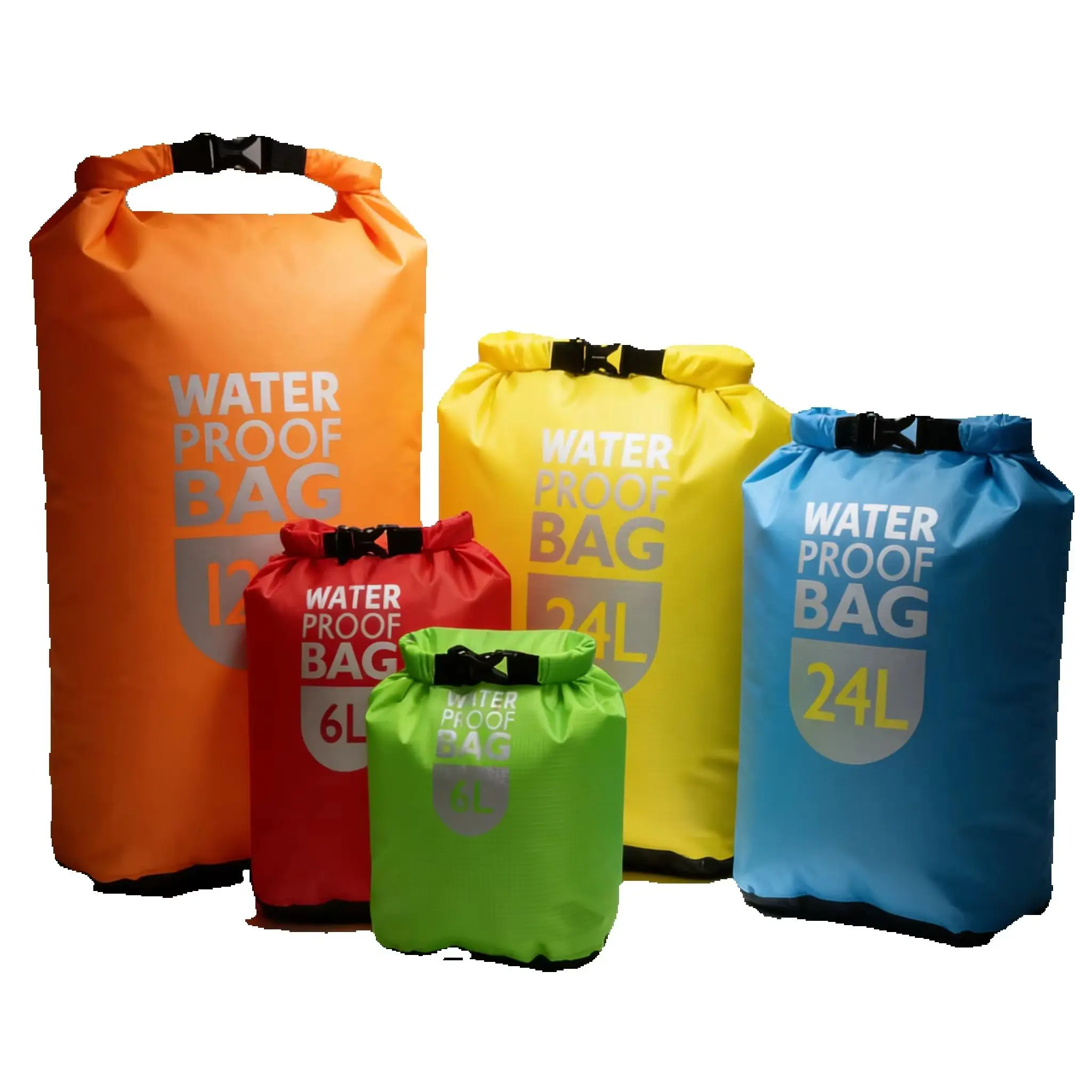 Saco Impermeável para Natação de 6-24L, Ideal para Rafting, Caiaque, Trekking, Flutuação, Vela, Canoagem e Navegação