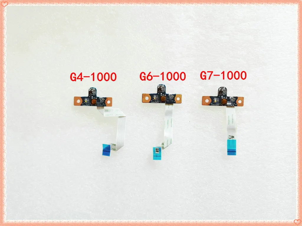 Cabo de interruptor da placa de botão de alimentação daor22pb6c0 para hp pavilion g4 g6 G7-1000 cabo de interruptor G4-1125DX G7-1017CL G6-1100TU 643502-001