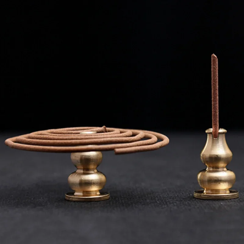 1pc Alloy High 22mm With Incense Plug Copper Incense Holder,Can Be Fixed Incense Sticks And Coil,Portable Burner Censer