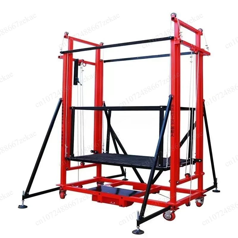 1000KG Electric Lifting Scaffolding Telescopic Construction Working Platform